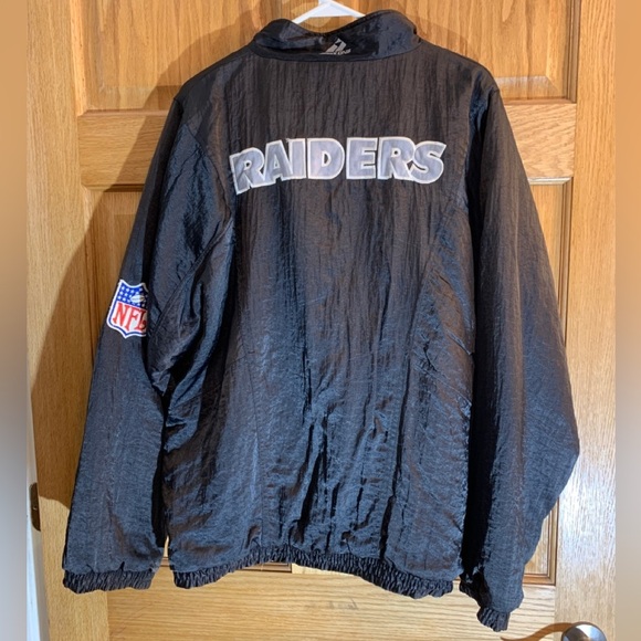 Vintage Retro 90’s Apex One Oakland Raiders Pro Line Puffer Jacket XL - Hip Hop - Picture 1 of 12